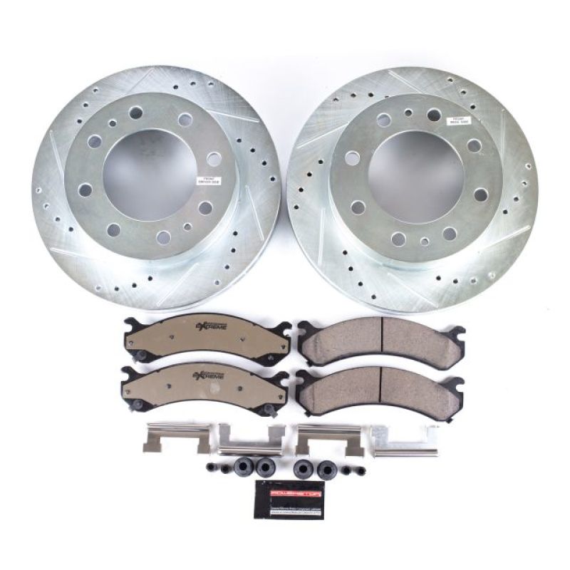 Load image into Gallery viewer, Power Stop 02-04 Chevrolet Avalanche 2500 Front Z36 Truck &amp; Tow Brake Kit
