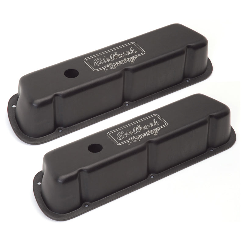 Load image into Gallery viewer, Edelbrock Valve Cover Victor Series Ford 289-302-351W CI V8 Low Black
