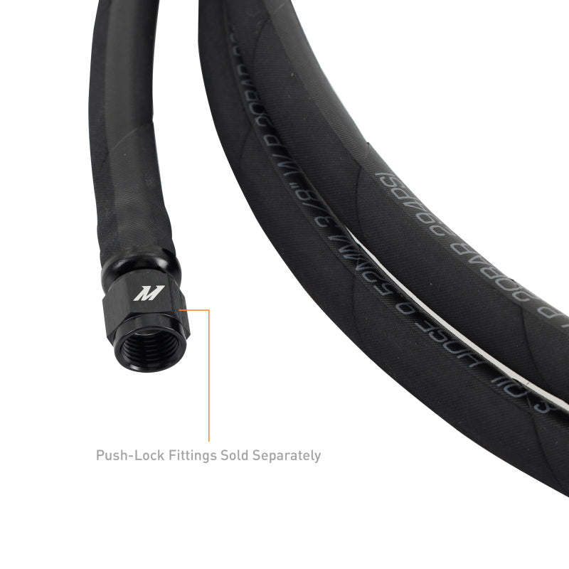 Load image into Gallery viewer, Mishimoto Push Lock Hose, Black, -4AN, 240in Length
