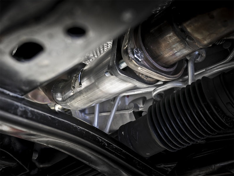 Load image into Gallery viewer, aFe Twisted Steel 2in Stainless Steel Loop Delete Down-Pipe 2018+ Jeep Wrangler (JL) V6 3.6L
