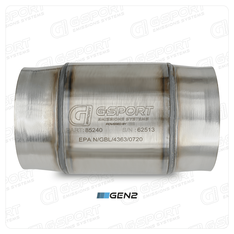 Load image into Gallery viewer, GESI G-Sport 400 CPSI GEN 2 EPA Compliant 4in Inlet/Out Catalytic Converter-4.5in x 4in 500-850HP
