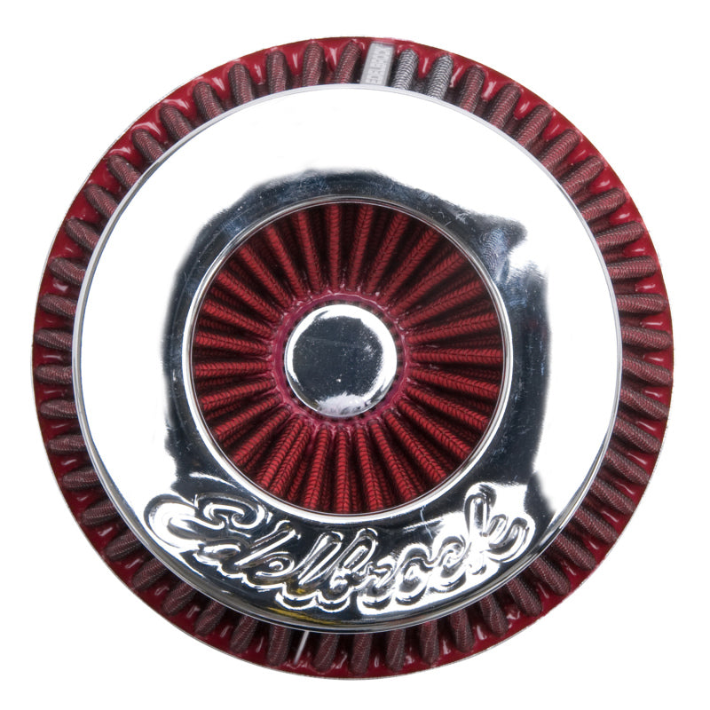 Load image into Gallery viewer, Edelbrock Air Filter Pro-Flo Series Conical 3 7In Tall Red/Chrome
