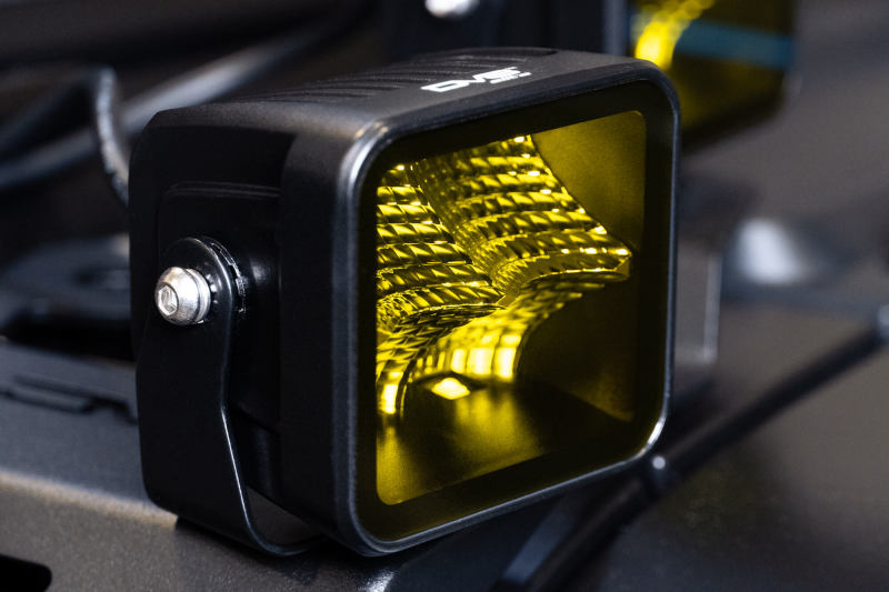 Load image into Gallery viewer, DV8 Offroad 3in Elite Series LED Amber Pod Light
