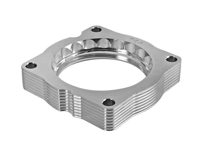 Load image into Gallery viewer, aFe Silver Bullet Throttle Body Spacer TBS 17-19 Nissan Patrol (Y61) I6-4.8L
