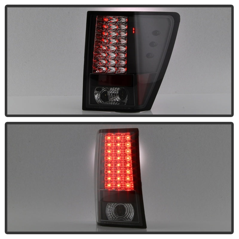 Load image into Gallery viewer, Spyder Jeep Grand Cherokee 07-10 LED Tail Lights Black ALT-YD-JGC07-LED-BK
