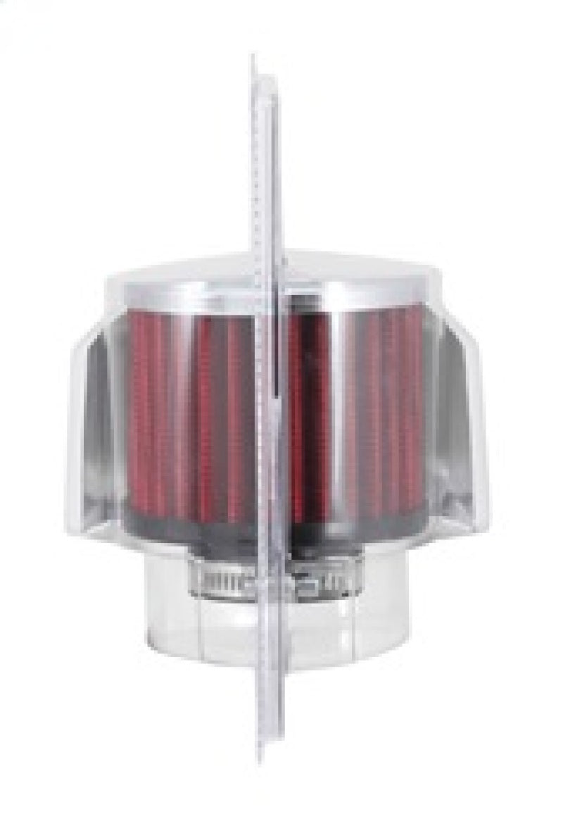 Load image into Gallery viewer, K&amp;N 1.375in Flange ID x 3in OD x 2.5in Height Clamp On Crankcase Vent Filter
