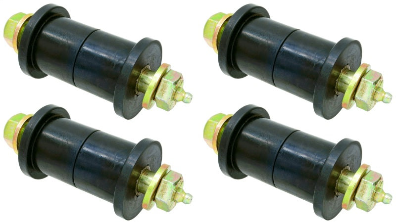 Load image into Gallery viewer, RockJock YJ Leaf Spring Main Eye Bushing Kit w/ Urethane Bushings Greasable Hardware Set of 4
