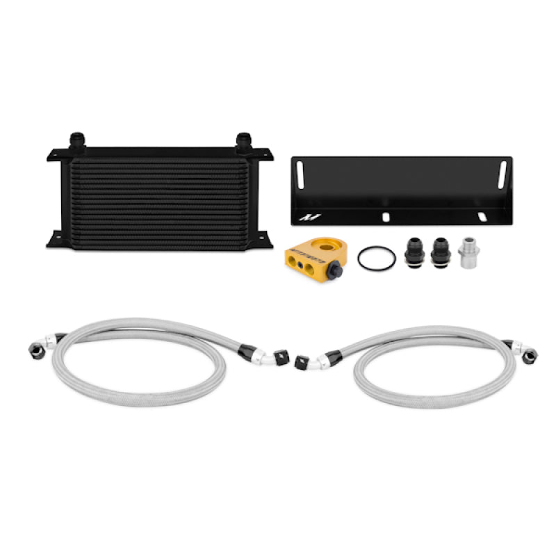 Load image into Gallery viewer, Mishimoto 79-93 Ford Mustang 5.0L Thermostatic Oil Cooler Kit - Black
