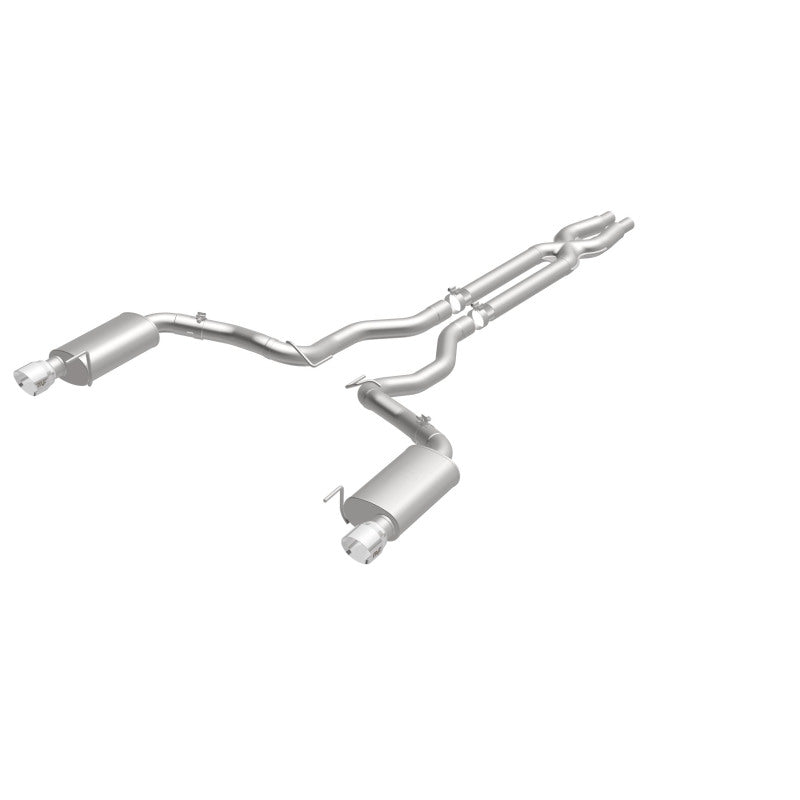 Load image into Gallery viewer, MagnaFlow Cat Back, SS, 3in, Street, Dual Split Polished 4.5in Tips 2015 Ford Mustang GT V8 5.0L
