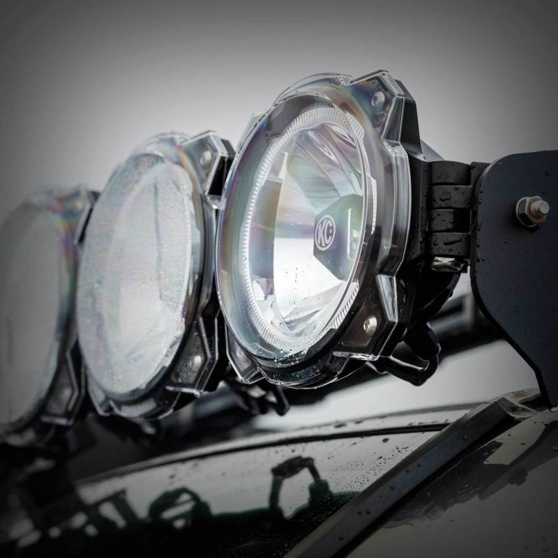 Load image into Gallery viewer, KC HiLiTES 6in. Light Shield for Gravity Pro6 LED Lights (Single) - Clear
