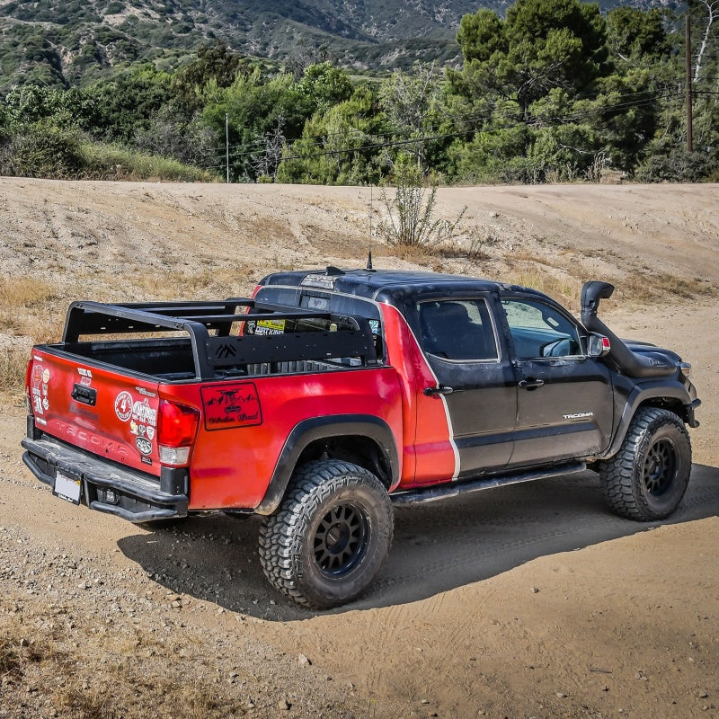 Load image into Gallery viewer, Westin 05-21 Toyota Tacoma 5ft Bed Overland Cargo Rack - Textured Black
