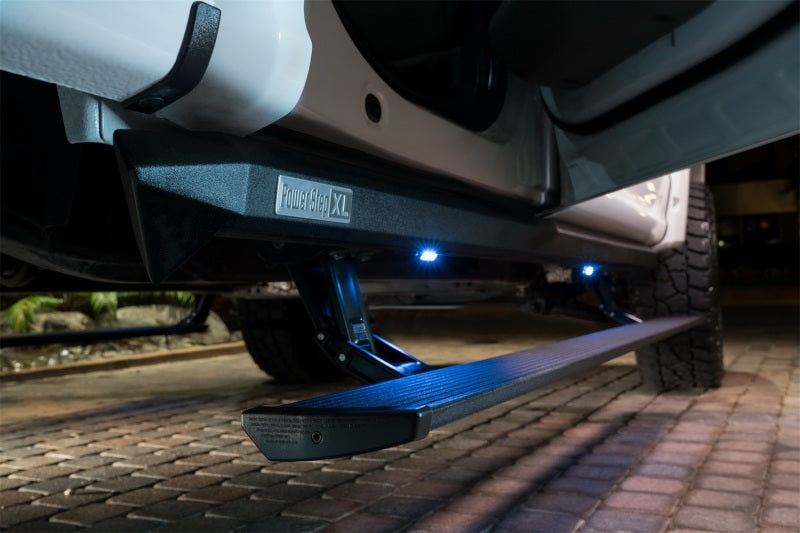 Load image into Gallery viewer, AMP Research 18-24 Jeep Wrangler JL 2DR PowerStep XL - Black (Incl OEM Style Illumination)
