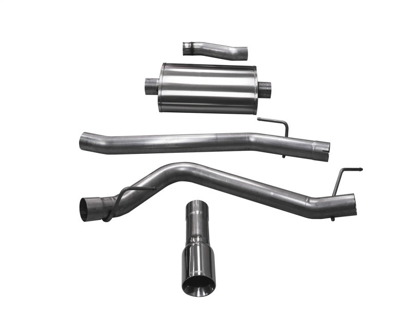 Load image into Gallery viewer, Corsa 2020-2025 Jeep Gladiator JT 3.6L Single Side Exit Cat-Back Exhaust w/ Single 4in Polished Tip

