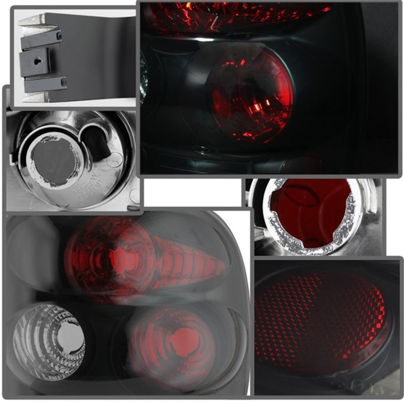 Load image into Gallery viewer, Spyder Chevy Silverado Stepside 99-04 Euro Style Tail Lights Black Smoke ALT-YD-CS99STS-BSM
