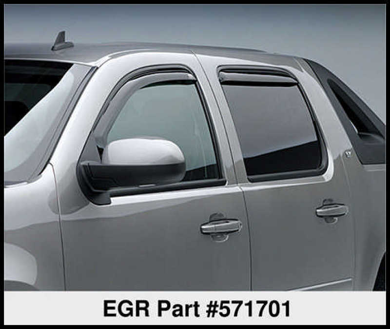 Load image into Gallery viewer, EGR 07+ Chev Suburban/GMC Yukon XL In-Channel Window Visors - Set of 4 (571701)
