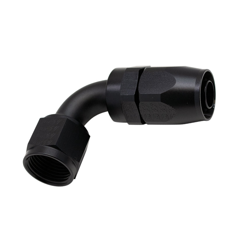 Load image into Gallery viewer, DeatschWerks 10AN Female Swivel 90-Degree Hose End CPE - Anodized Matte Black
