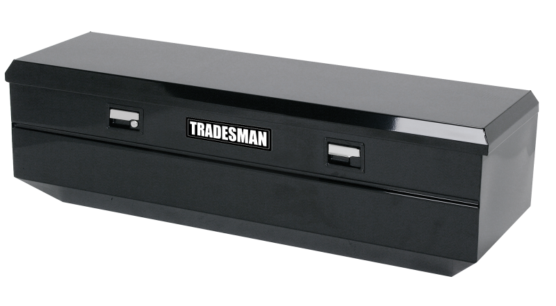 Load image into Gallery viewer, Tradesman Steel Flush Mount Truck Tool Box (48in.) - Black
