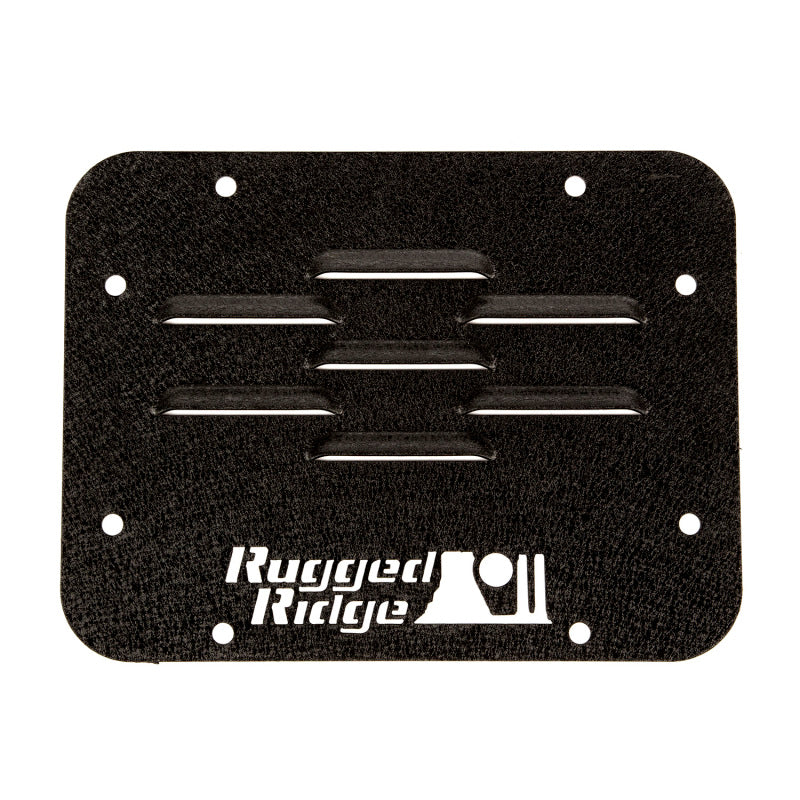 Load image into Gallery viewer, Rugged Ridge Tire Carrier Delete Plate 07-18 Jeep Wrangler JK
