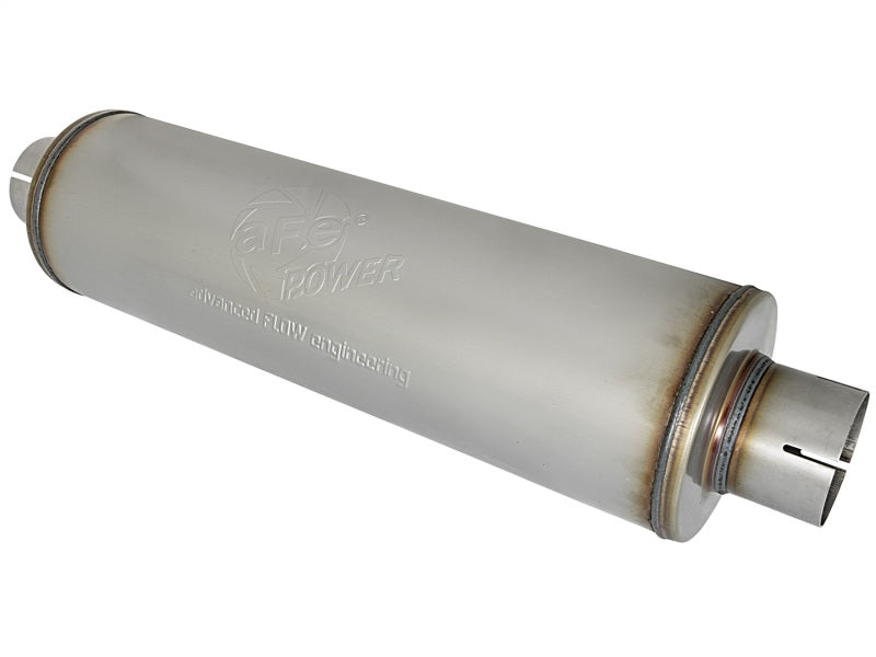 Load image into Gallery viewer, aFe MACH Force-Xp 409 SS Muffler 3-1/2in ID Center/Center x 7in Dia x 24in L - Round Body
