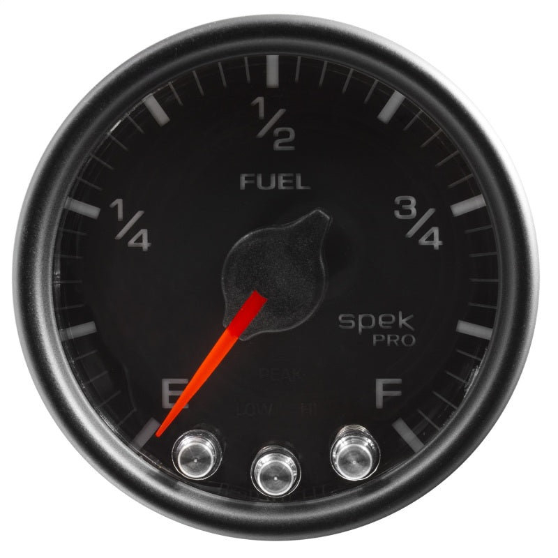 Load image into Gallery viewer, Autometer Spek-Pro Gauge Fuel Level 2 1/16in 0-270 Programmable Blk/Blk
