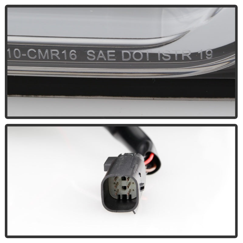 Load image into Gallery viewer, Spyder Chevy Camaro 16-18 (Do Not Fit Halogen Model) LED Tail Lights Chrome ALT-YD-CCAM16LED-SEQ-C
