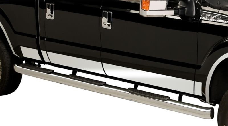 Load image into Gallery viewer, Putco 17-20 Ford SuperDuty SuperCrew - 8ft Bed Stainless Steel Rocker Panels
