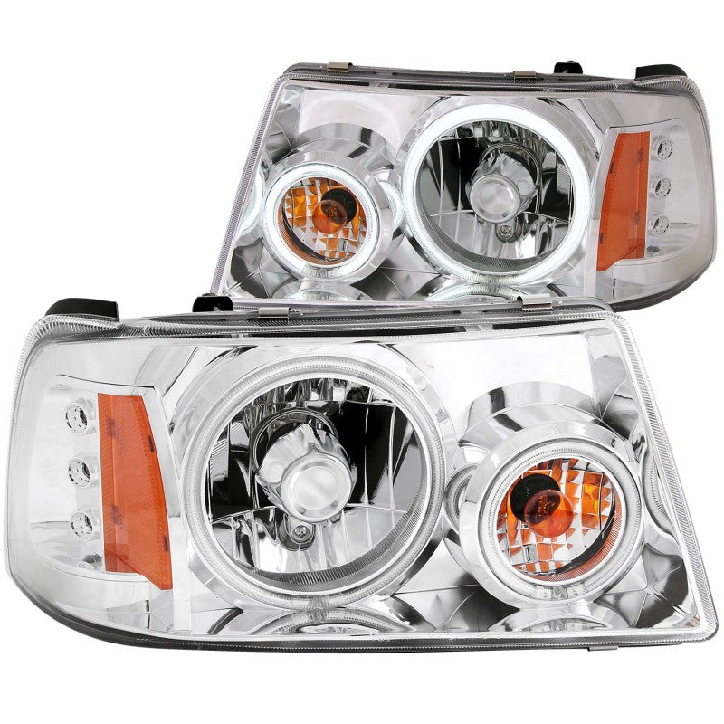 Load image into Gallery viewer, ANZO 2001-2011 Ford Ranger Projector Headlights w/ Halo Chrome (CCFL) 1 pc
