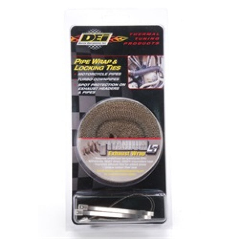 Load image into Gallery viewer, DEI Exhaust Wrap Kit - Pipe Wrap and Locking Tie - Titanium
