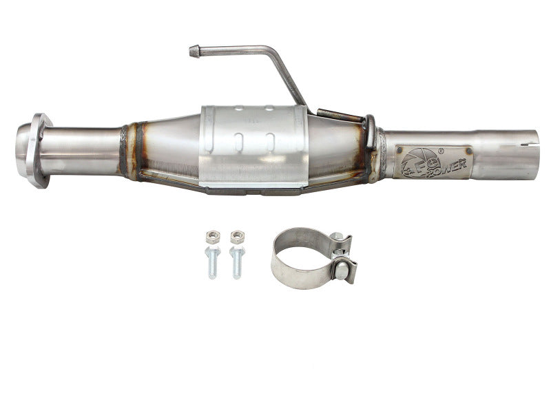 Load image into Gallery viewer, aFe Power Direct Fit Catalytic Converter Replacements Rear 04-06 Jeep Wrangler (TJ/LJ) I6-4.0L
