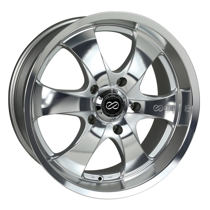 Enkei M6 Universal Truck & SUV 18x8.5 30mm Offset 6x135 Bolt Pattern 87mm Bore Mirror Finish Wheel