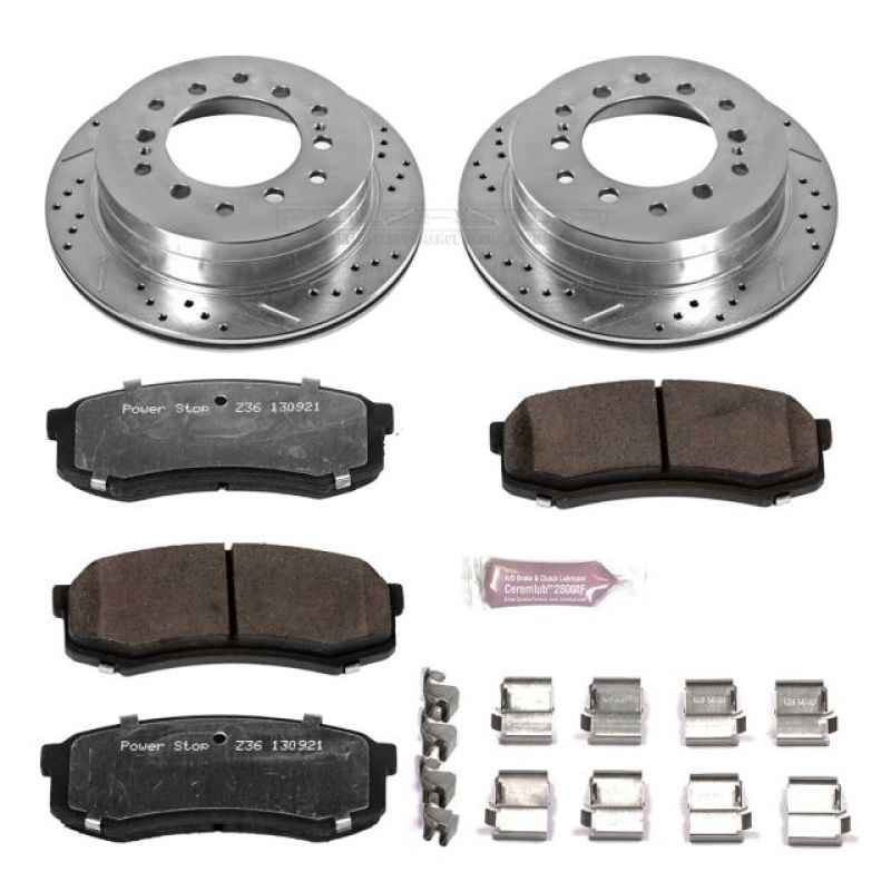Load image into Gallery viewer, Power Stop 03-09 Lexus GX470 Rear Z36 Truck &amp; Tow Brake Kit
