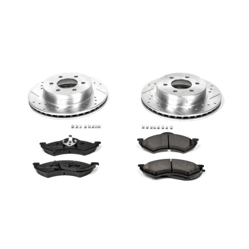 Load image into Gallery viewer, Power Stop 1999 Dodge Dakota Front Z23 Evolution Sport Brake Kit

