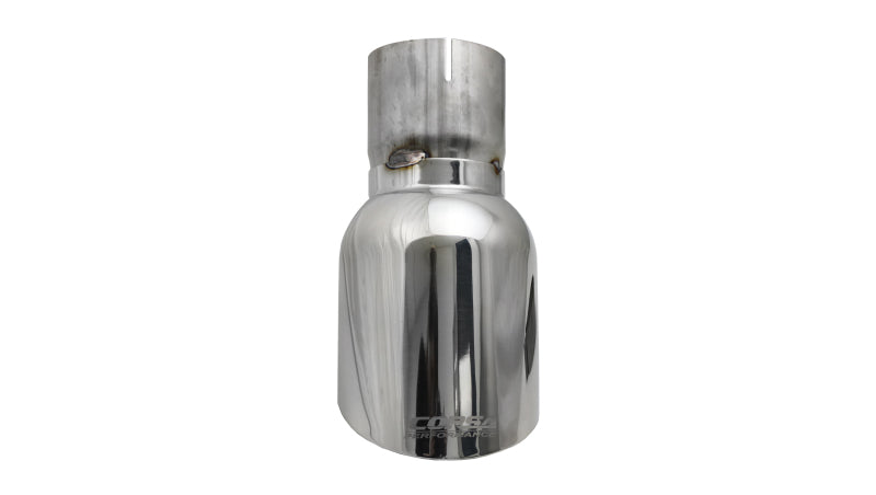 Load image into Gallery viewer, Corsa 2009-2019 e Universal 3.0in Inlet / 4.5in Outlet Polished Pro-Series Tip Kit
