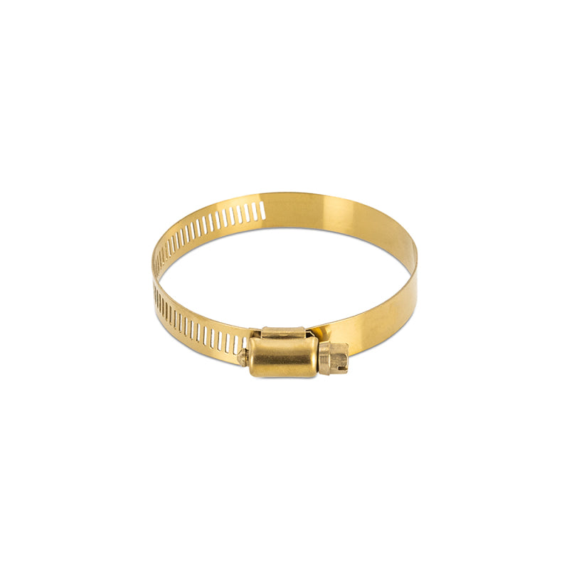 Load image into Gallery viewer, Mishimoto High-Torque Worm Gear Clamp 2.83in.-3.74in. (72mm-95mm) - Pack of 2 - Gold
