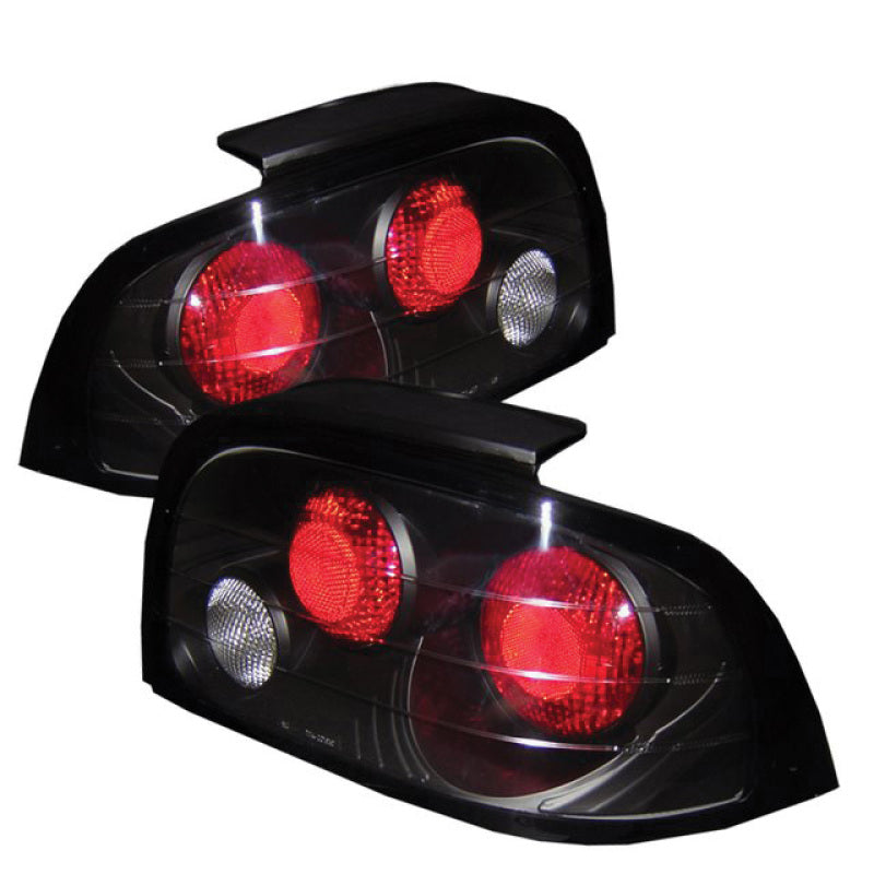 Load image into Gallery viewer, Spyder Ford Mustang 96-98 Euro Style Tail Lights Black ALT-YD-FM96-BK
