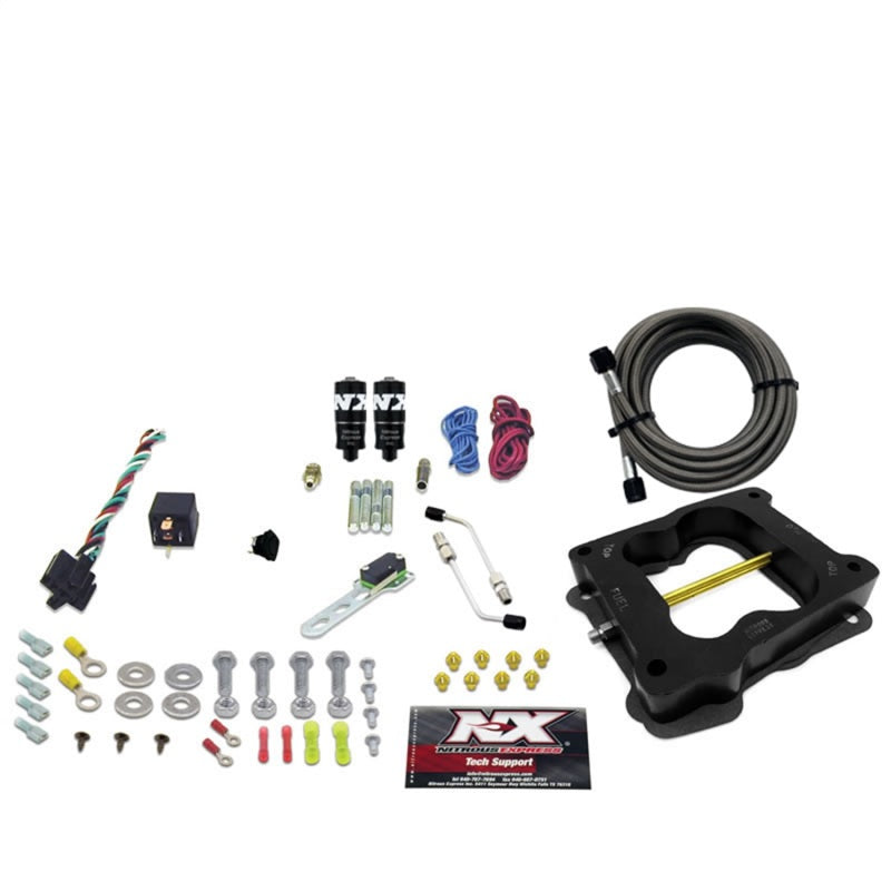 Load image into Gallery viewer, Nitrous Express Q-Jet/Holley Spread Bore Hitman Plus Nitrous Kit (50-200HP) w/o Bottle
