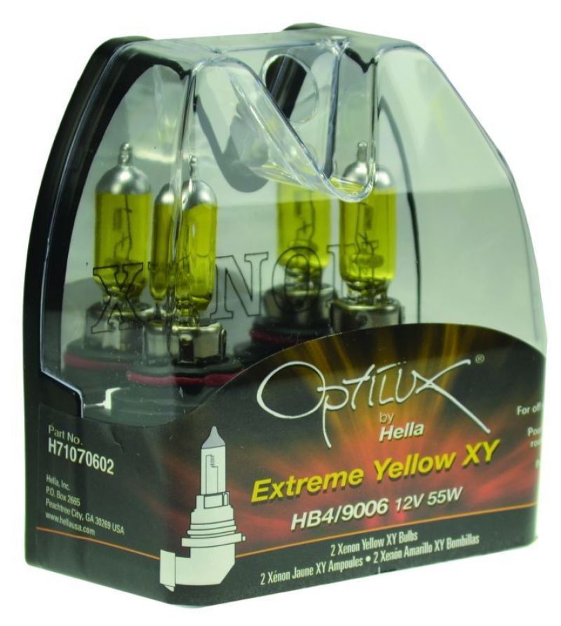 Load image into Gallery viewer, Hella Optilux HB4 9006 12V/55W XY Xenon Yellow Bulb
