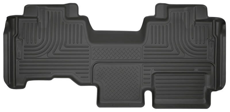 Load image into Gallery viewer, Husky Liners 09-14 Ford F150 Ext Cab WeatherBeater Black 2nd Seat Floor Liners
