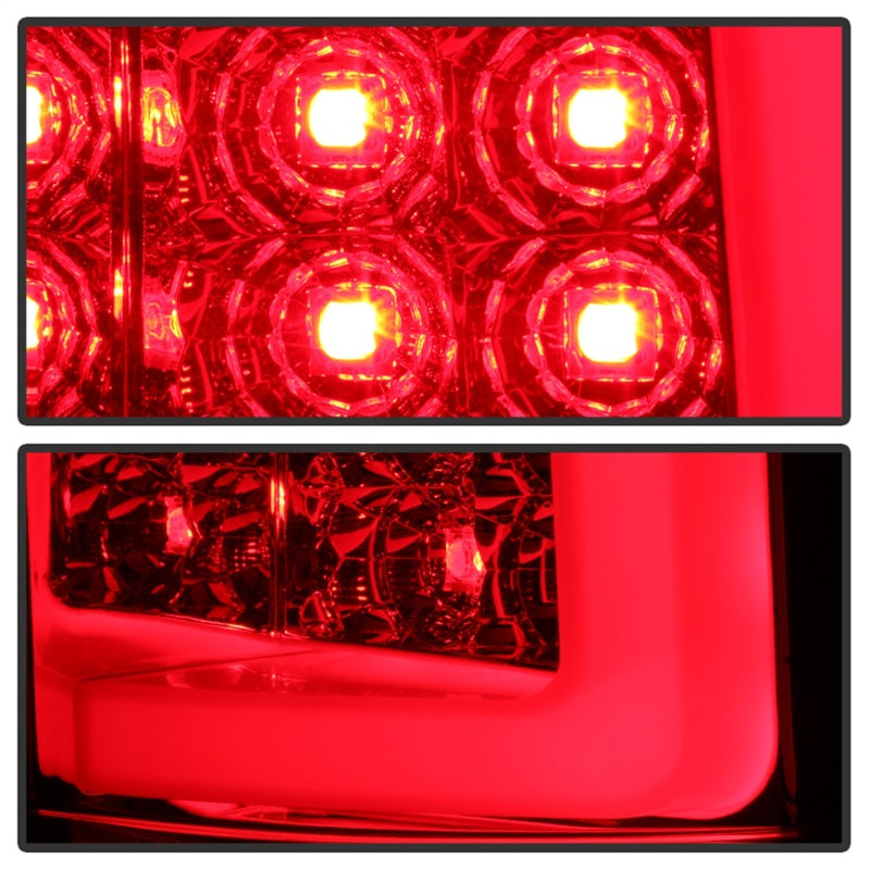 Load image into Gallery viewer, Spyder 07-13 Silverado (Will Not Work w/2010 921 Bulb) V3 Tail Lights Rd/Clr ALT-YD-CS07V3-LBLED-RC
