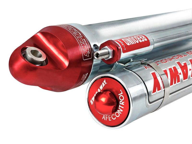 Load image into Gallery viewer, aFe Sway-A-Way 2.5 Bypass Shock 3-Tube w/ Piggyback Res. Left Side - 16in Stroke
