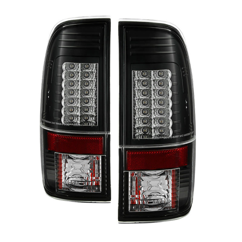 Load image into Gallery viewer, Spyder Ford Super Duty 08-15 Version 2 LED Tail Lights Black ALT-YD-FS07-LED-G2-BK
