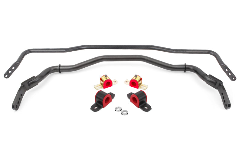 Load image into Gallery viewer, BMR 15-22 S550 Mustang Sway Bar Kit with Bushings  Front and Rear Black Hammertone
