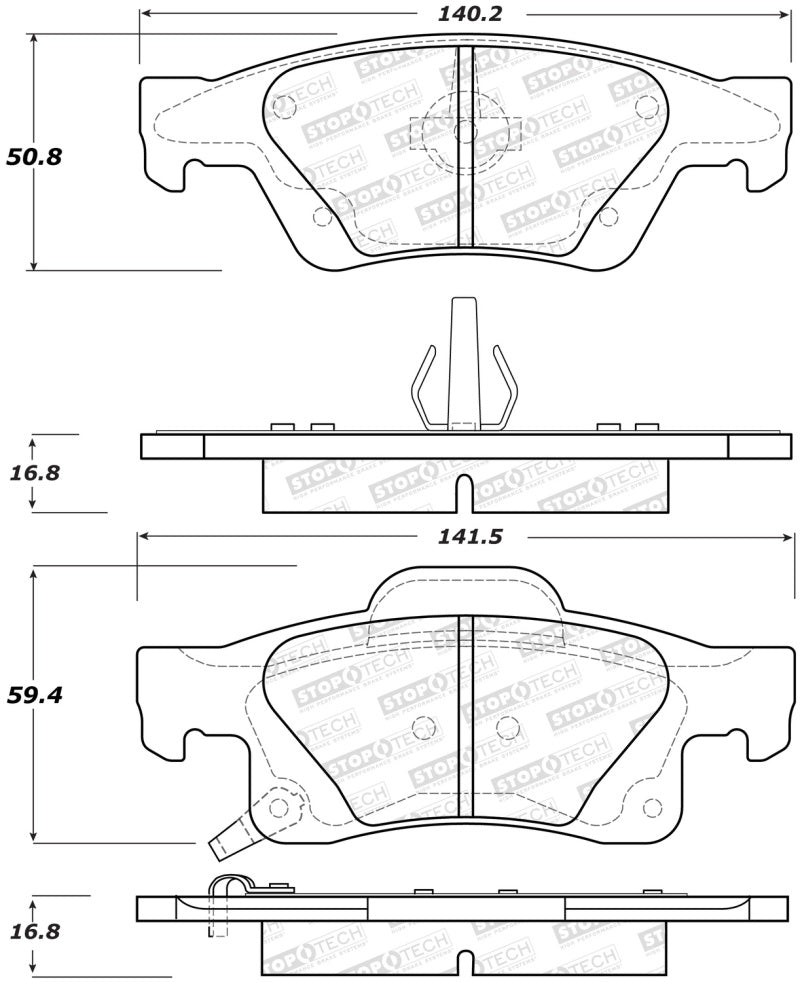 Load image into Gallery viewer, StopTech Street Brake Pads - Rear
