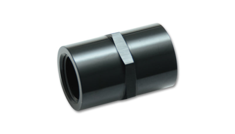 Load image into Gallery viewer, Vibrant 3/8in NPT Female Pipe Coupler Fitting - Aluminum
