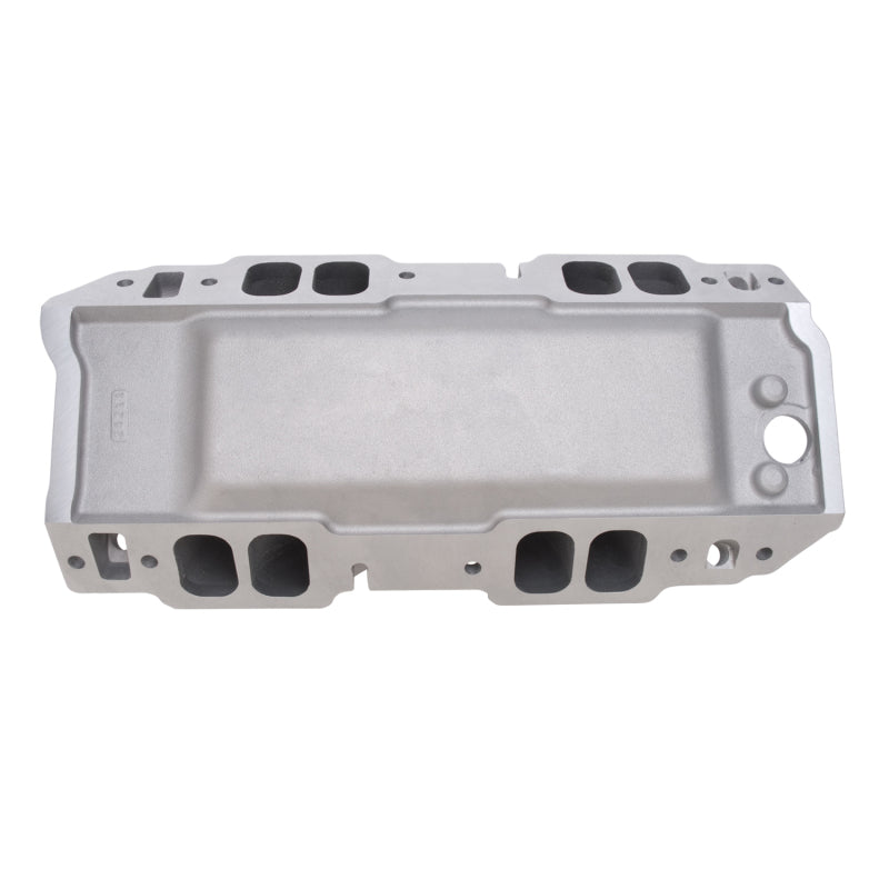 Load image into Gallery viewer, Edelbrock Manifold BBC Short Deck Super Victor 565 Conventional Rect Port Heads
