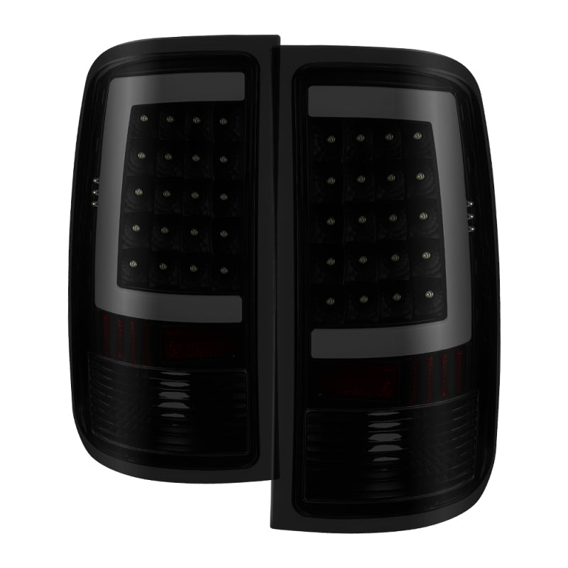 Load image into Gallery viewer, xTune 07-13 GMC Sierra 1500 LED Tail Lights - Black Smoke (ALT-ON-GS07-G2-LED-BSM)
