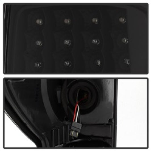 xTune Toyota Tundra 07-13 LED Tail Lights Black ALT-ON-TTU07-LED-BK