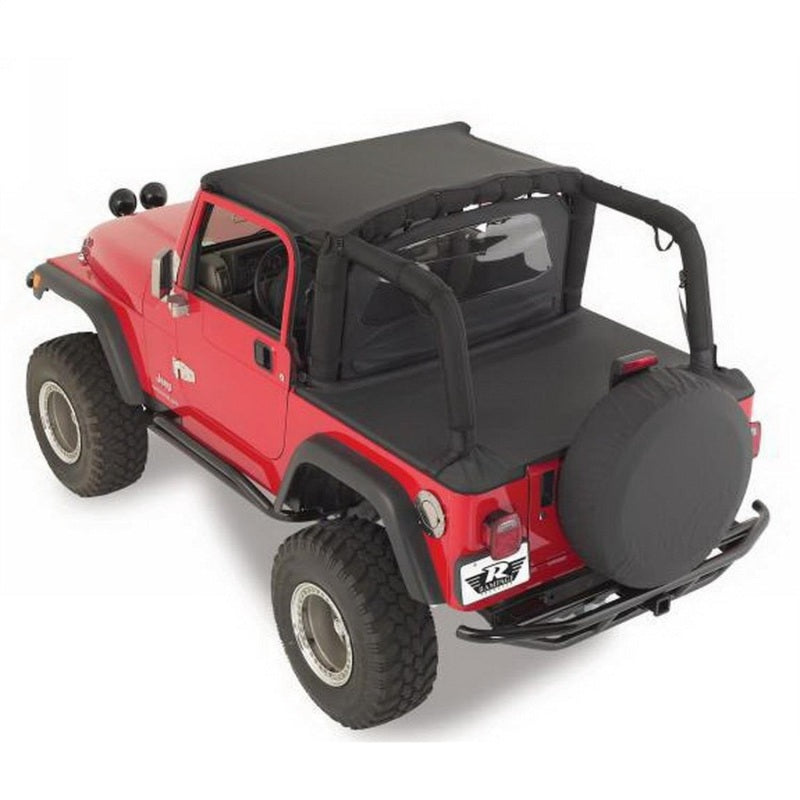 Load image into Gallery viewer, Rampage 1992-1995 Jeep Wrangler(YJ) Tonneau Cover - Black Denim
