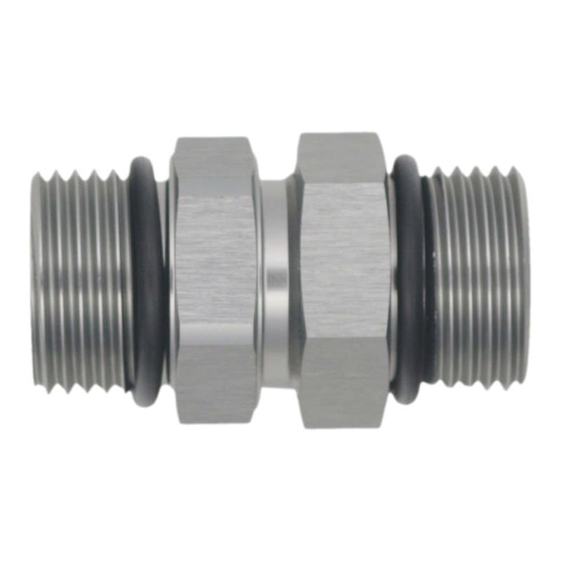 Load image into Gallery viewer, DeatschWerks 10AN ORB Male to 10AN ORB Male Swivel Adapter - Anodized DW Titanium
