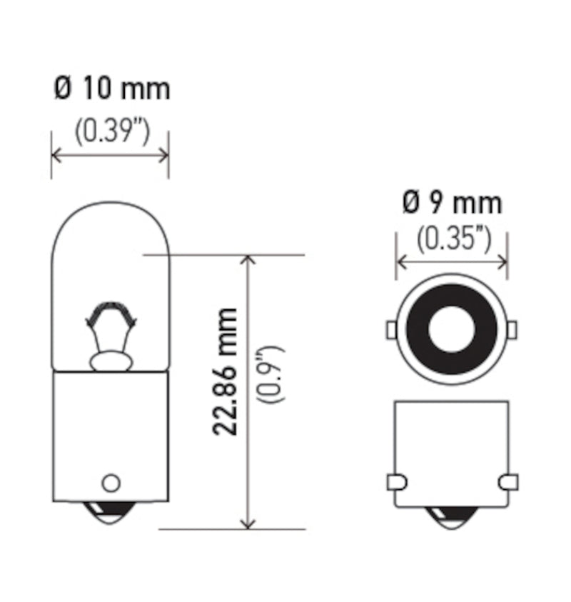 Load image into Gallery viewer, Hella Bulb 3930 24V 4W BA9s T2.75
